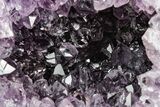 Brilliant Deep-Purple Amethyst Geode - Uruguay #345947-1